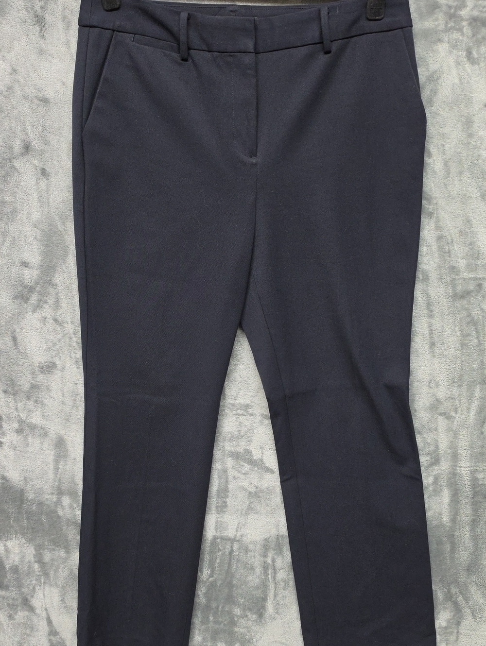 Talbots Dark BLACK Barely Boot Dress Pants Sz 10
